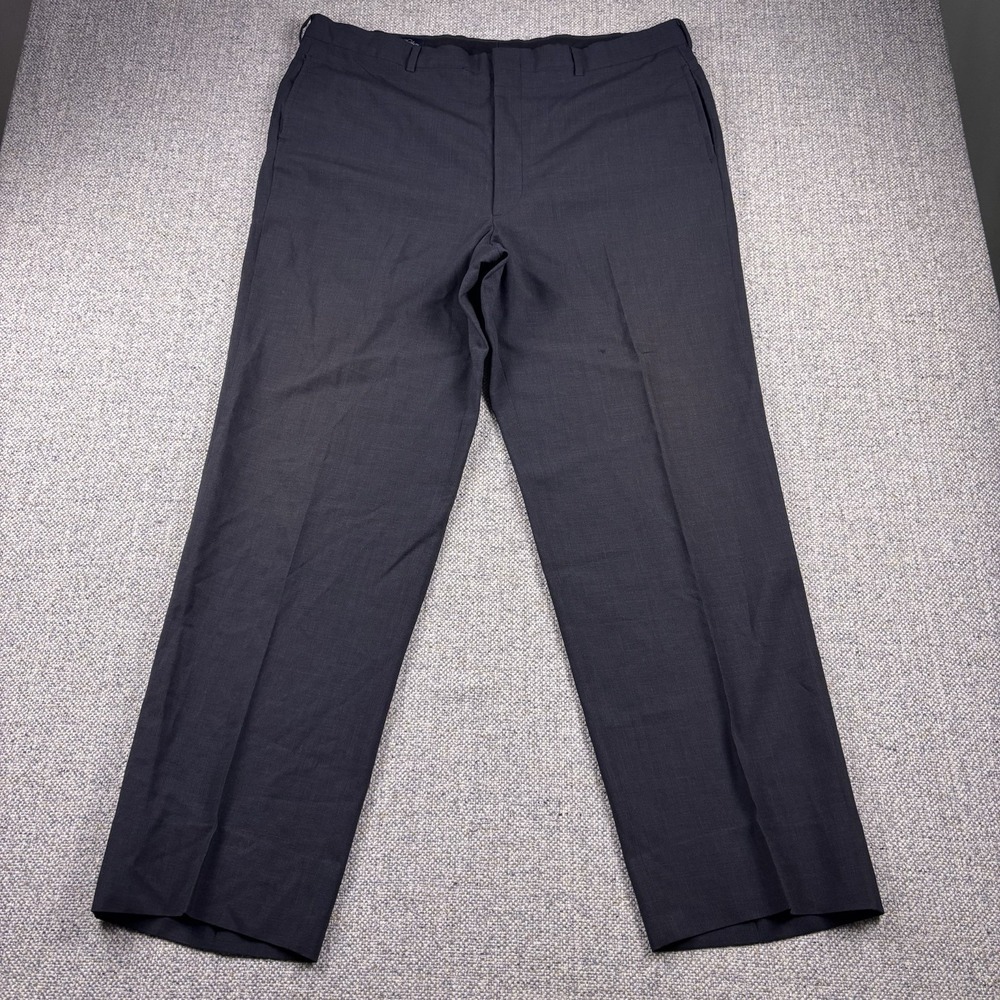 Brooks Brothers Makers 100% Worsted Wool Dress Pants Flat Front Made In USA Men